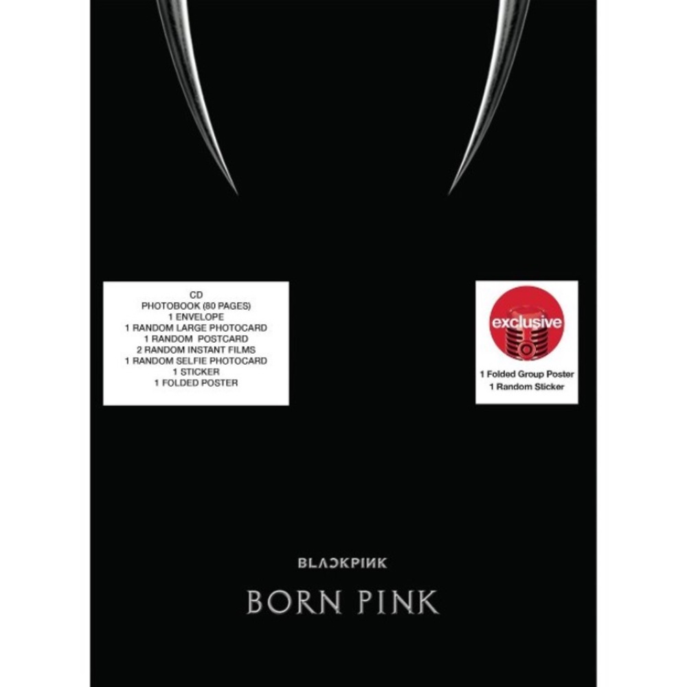 NWT BLACKPINK BORN PINK Black Version B Target Exclusive CD